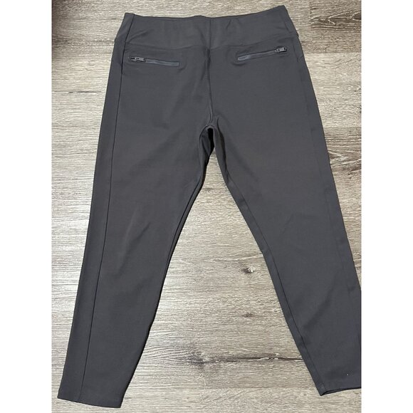 Athletic Works Women's Charcoal Gray Leggings L/G (12-14) - Picture 1 of 5